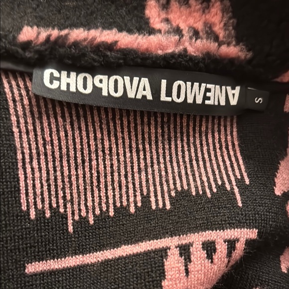 Chopova Lowena Women's Black and Pink Jacket size Small - Picture 5 of 11